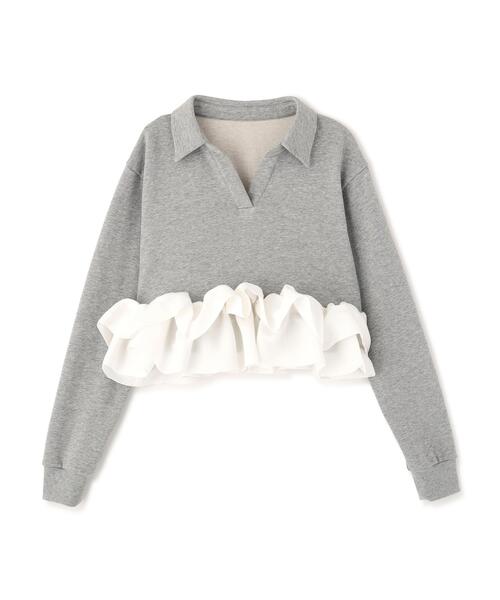 PROPORTION BODY DRESSING(プロポーションボディドレッシング)の「<a>ペプラム裏毛 / 1216260002(スウェット・レディース・グレー系その他/ネイビー・FREE)」の14枚目の写真
