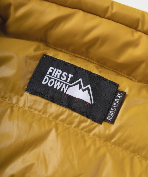 FIRST DOWN(ファーストダウン)の「【76】【FIRST DOWN USA/ファースト ダウン USA】パッカブル ライトダウンジャケット/ライトアウター/インナーダウン/700FP/撥水/防風/防寒/軽量/ユニセックス/レディース/メンズ(ダウンジャケット/コート・メンズ・マスタード/ブラック/レッド/チャコールグレー/ネイビー/グレー・XL/S/L/M)」の9枚目の写真