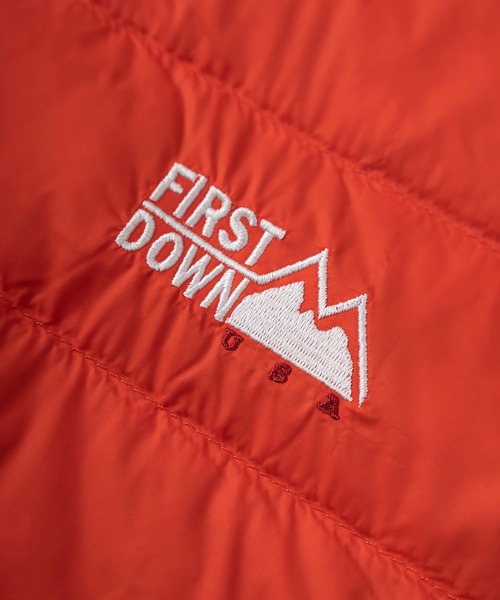 FIRST DOWN(ファーストダウン)の「【76】【FIRST DOWN USA/ファースト ダウン USA】パッカブル ライトダウンジャケット/ライトアウター/インナーダウン/700FP/撥水/防風/防寒/軽量/ユニセックス/レディース/メンズ(ダウンジャケット/コート・メンズ・マスタード/ブラック/レッド/チャコールグレー/ネイビー/グレー・XL/S/L/M)」の20枚目の写真