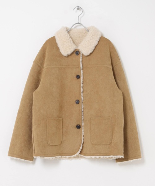 URBAN RESEARCH DOORS（アーバンリサーチドアーズ）の「『別注』ONURUN×DOORS　リバーシブルフェイクスウェードジャケット（その他アウター・レディース・ベージュ/ライトブラウン・ONE）」の15枚目の写真