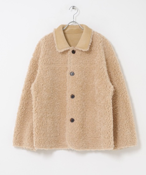 URBAN RESEARCH DOORS（アーバンリサーチドアーズ）の「『別注』ONURUN×DOORS　リバーシブルフェイクスウェードジャケット（その他アウター・レディース・ベージュ/ライトブラウン・ONE）」の5枚目の写真