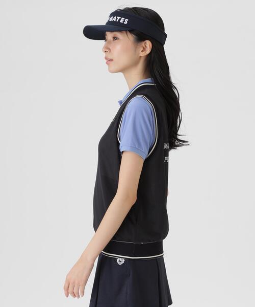 PEARLY GATES（パーリーゲイツ）の「【PEARLY GATES】リバーシブルVネックニットベスト ＜エンブレム総柄＞ (WOMENS)（ベスト・レディース・ホワイト系その他・LARGE/MEDIUM/SMALL）」の14枚目の写真