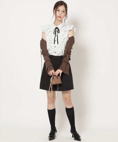 WILLSELECTION(ウィルセレクション)の「ラッフルフリルノースリーブブラウス(シャツ/ブラウス・レディース・ピンク/ホワイト系その他/ブラック系その他・FREE)」の20枚目の写真