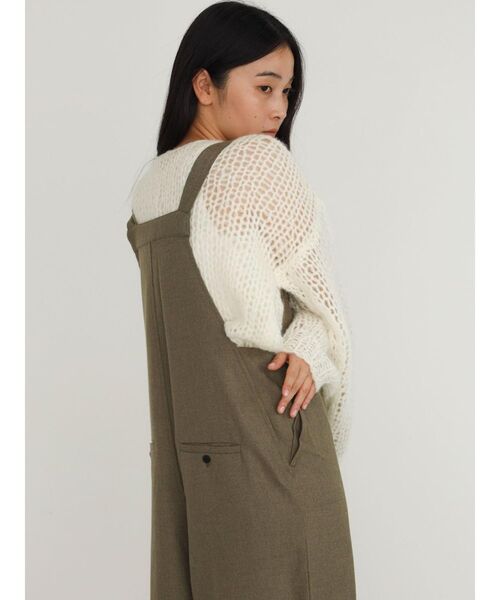 FIKA.(フィーカ)の「Mohair blend low gauge knit(ニット/セーター・レディース・グレー/ピンク系その他2/ホワイト系・MEDIUM)」の15枚目の写真