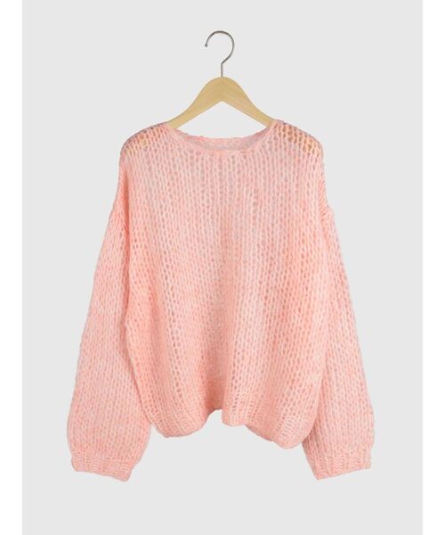FIKA.(フィーカ)の「Mohair blend low gauge knit(ニット/セーター・レディース・グレー/ピンク系その他2/ホワイト系・MEDIUM)」の20枚目の写真