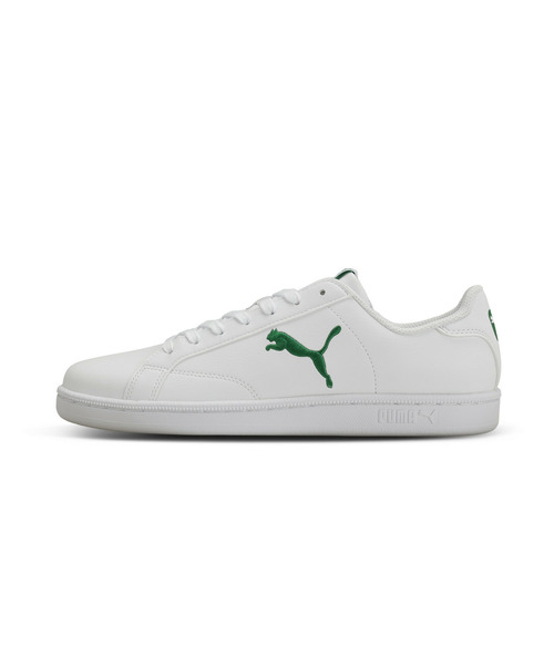 PUMA(プーマ)の「PUMA プーマ ユニセックス プーマ スマッシュ キャット SL スニーカー(スニーカー・メンズ・ブラック×ホワイト/ホワイト系その他/ホワイト×グリーン・28.0cm/27.0cm/23.5cm/24.0cm/22.5cm/23.0cm/24.5cm/26.0cm/26.5cm/25.0cm/25.5cm/28.5cm/29.0cm/27.5cm)」の1枚目の写真