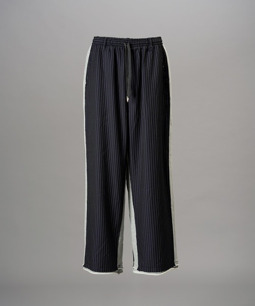MAISON SPECIAL(メゾンスペシャル)の「《UNISEX》異素材ドッキングプライムワイドスウェットパンツ/Mixed Materials Docking Prime-Wide Sweatpants【MAISON SPECIAL/メゾンスペシャル】(スウェットパンツ・メンズ・ネイビー/ブラック・0/2/1)」の10枚目の写真