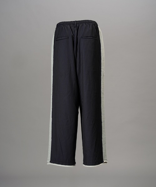 MAISON SPECIAL(メゾンスペシャル)の「《UNISEX》異素材ドッキングプライムワイドスウェットパンツ/Mixed Materials Docking Prime-Wide Sweatpants【MAISON SPECIAL/メゾンスペシャル】(スウェットパンツ・メンズ・ネイビー/ブラック・0/2/1)」の12枚目の写真