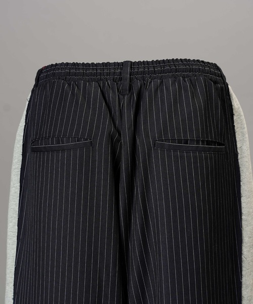 MAISON SPECIAL(メゾンスペシャル)の「《UNISEX》異素材ドッキングプライムワイドスウェットパンツ/Mixed Materials Docking Prime-Wide Sweatpants【MAISON SPECIAL/メゾンスペシャル】(スウェットパンツ・メンズ・ネイビー/ブラック・0/2/1)」の16枚目の写真