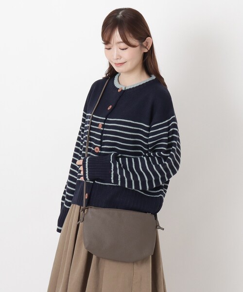 one'sterrace（ワンズテラス）の「SE 合皮あおりポケット収納ショルダー（ショルダーバッグ・レディース・ベージュ系その他7/ブラック系8・99）」の15枚目の写真