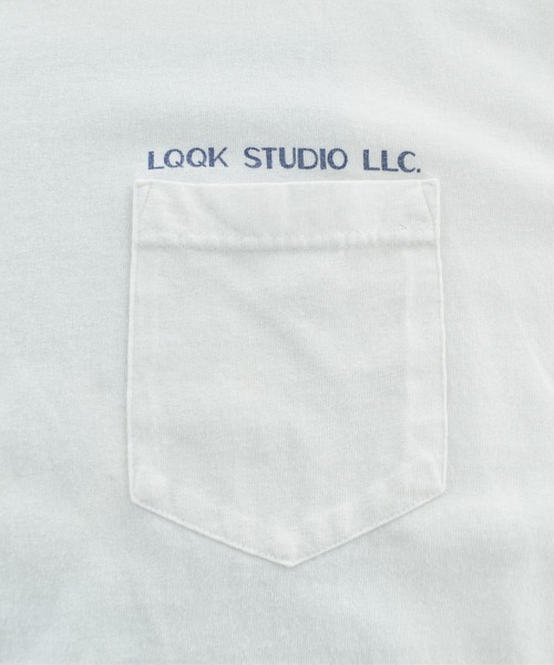 LQQK STUDIO(ルックスタジオ)の「【USED】Y2K "LQQK STUDIO LLC." ポケット Tシャツ(Tシャツ/カットソー・メンズ・ホワイト・MEDIUM)」の3枚目の写真