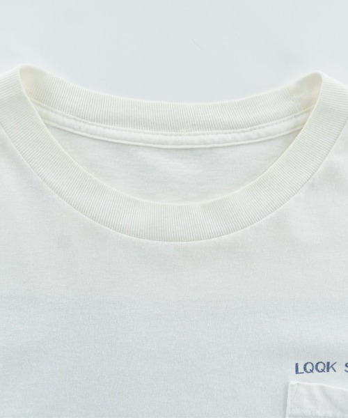 LQQK STUDIO(ルックスタジオ)の「【USED】Y2K "LQQK STUDIO LLC." ポケット Tシャツ(Tシャツ/カットソー・メンズ・ホワイト・MEDIUM)」の4枚目の写真