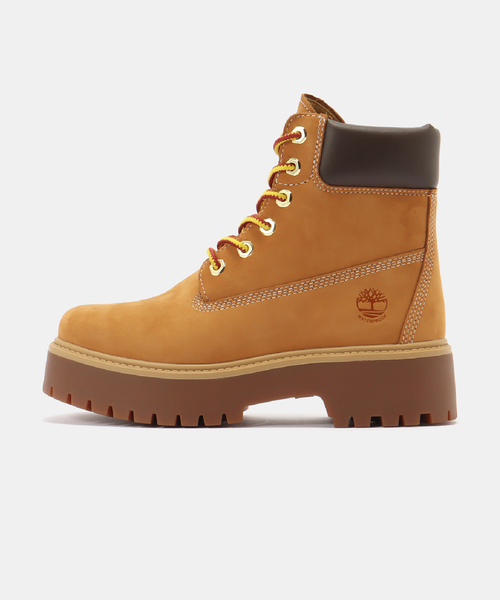 Timberland(ティンバーランド)の「Timberland Stone Street 6-Inch Waterproof Platform Boot A5RJD-231(ブーツ・レディース・タン・24.5cm/24cm/23.5cm/23cm)」の1枚目の写真