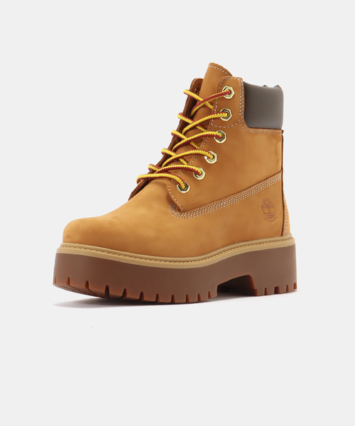 Timberland(ティンバーランド)の「Timberland Stone Street 6-Inch Waterproof Platform Boot A5RJD-231(ブーツ・レディース・タン・24.5cm/24cm/23.5cm/23cm)」の2枚目の写真