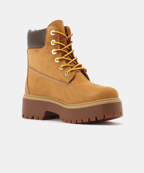 Timberland(ティンバーランド)の「Timberland Stone Street 6-Inch Waterproof Platform Boot A5RJD-231(ブーツ・レディース・タン・24.5cm/24cm/23.5cm/23cm)」の5枚目の写真