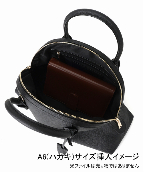 Spick & Span(スピックアンドスパン)の「Maison de Z/ メゾン ド ゼット レザーBAG(ボストンバッグ・レディース・ブラック/キャメル・FREE)」の21枚目の写真