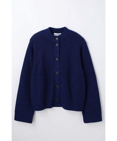 nagonstans(ナゴンスタンス)の「elbow patch cardigan(カーディガン/ボレロ・レディース・ライトベージュ/レッド/ダークネイビー・MEDIUM)」の2枚目の写真