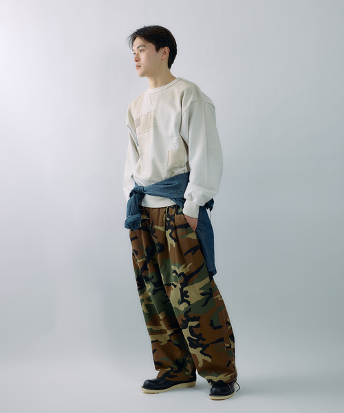 JOURNAL STANDARD J.S HOMESTEAD(ジャーナルスタンダードホームステッド)の「J.S.Homestead / ウッドランドカモ エア クルー パンツ(その他パンツ・メンズ・カーキ/ブラウン系その他・LARGE/MEDIUM)」の5枚目の写真