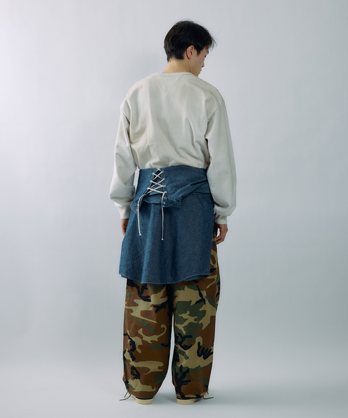 JOURNAL STANDARD J.S HOMESTEAD(ジャーナルスタンダードホームステッド)の「J.S.Homestead / ウッドランドカモ エア クルー パンツ(その他パンツ・メンズ・カーキ/ブラウン系その他・LARGE/MEDIUM)」の6枚目の写真