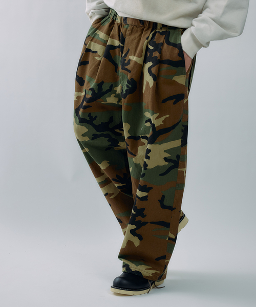 JOURNAL STANDARD J.S HOMESTEAD(ジャーナルスタンダードホームステッド)の「J.S.Homestead / ウッドランドカモ エア クルー パンツ(その他パンツ・メンズ・カーキ/ブラウン系その他・LARGE/MEDIUM)」の7枚目の写真