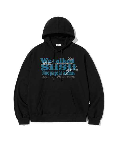 PAGESIISII(ページシシ)の「TALKED SIISII プリントフーディ ホワイトメランジ(パーカー・レディース・その他・L2/M2/X-LARGE/XL/M1/L1)」の2枚目の写真