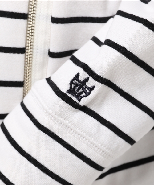 RODEO CROWNS WIDE BOWL（ロデオクラウンズワイドボウル）の「PEEL ZIPパーカー（パーカー・レディース・トップグレー/ホワイト系その他/ネイビー・MEDIUM/SMALL）」の13枚目の写真