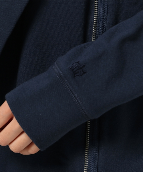 RODEO CROWNS WIDE BOWL（ロデオクラウンズワイドボウル）の「PEEL ZIPパーカー（パーカー・レディース・トップグレー/ホワイト系その他/ネイビー・MEDIUM/SMALL）」の7枚目の写真