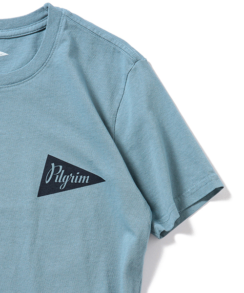 Pilgrim Surf Supply（ピルグリムサーフサプライ）の「Pilgrim Surf+Supply / Team Tee Shirt（Tシャツ/カットソー・レディース・ホワイト/ネイビー/グリーン/ライトブルー・XX-SMALL）」の12枚目の写真