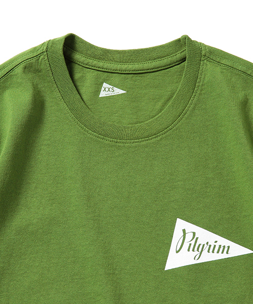 Pilgrim Surf Supply（ピルグリムサーフサプライ）の「Pilgrim Surf+Supply / Team Tee Shirt（Tシャツ/カットソー・レディース・ホワイト/ネイビー/グリーン/ライトブルー・XX-SMALL）」の10枚目の写真