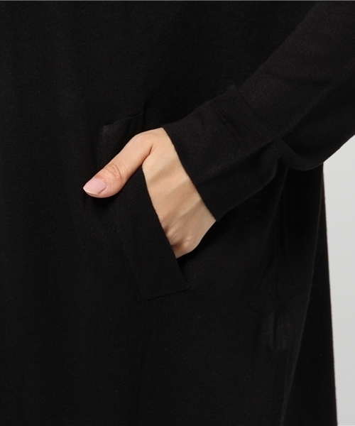 MOUSSY（マウジー）の「Hitwist Rayon L/CD（カーディガン/ボレロ・レディース・ライトグレー/クリアレッド/ブラック・FREE）」の12枚目の写真