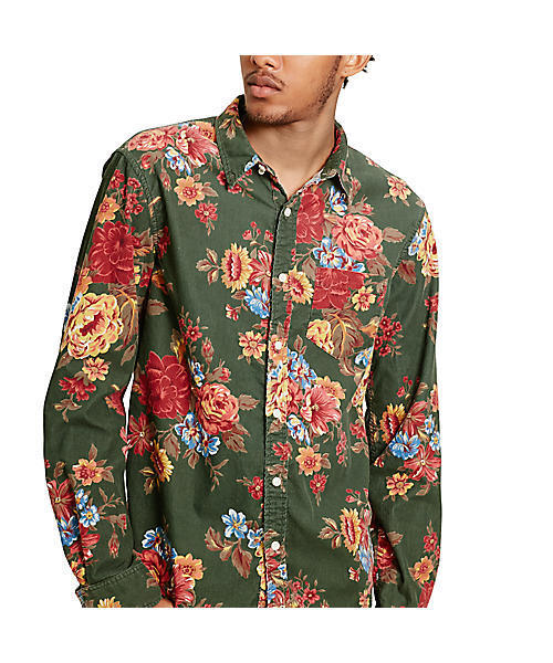 Denim & Supply Ralph Lauren（デニムアンドサプライラルフローレン）の「フローラルプリント コーデュロイ シャツ（シャツ/ブラウス・メンズ・その他1・SMALL/MEDIUM/X-SMALL）」の7枚目の写真