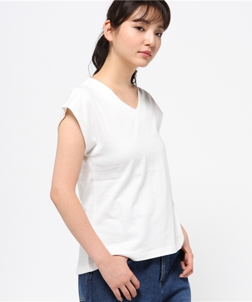 ikka(イッカ)の「バックレースアッププルオーバー(Tシャツ/カットソー・レディース・オフホワイト/グレー/ブラック・LARGE/MEDIUM)」の4枚目の写真