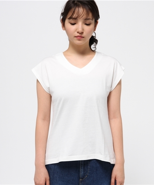 ikka(イッカ)の「バックレースアッププルオーバー(Tシャツ/カットソー・レディース・オフホワイト/グレー/ブラック・LARGE/MEDIUM)」の5枚目の写真