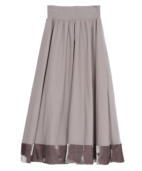 merry jenny（メリージェニー）の「ローンギャザースカート（スカート・レディース・グレー/ブラック・FREE）」の10枚目の写真