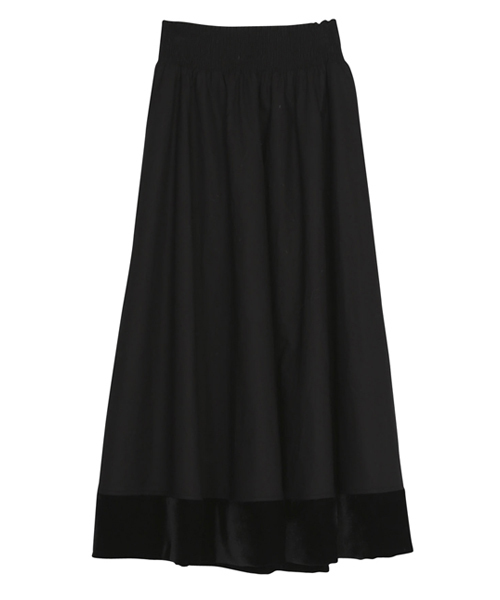 merry jenny（メリージェニー）の「ローンギャザースカート（スカート・レディース・グレー/ブラック・FREE）」の11枚目の写真