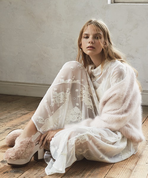 Snidel スナイデル の ロングレースワンピース ワンピース Wear