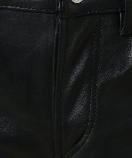 BEAUTY&YOUTH UNITED ARROWS（ビューティーアンドユースユナイテッドアローズ）の「BY カウレザー 5ポケット パンツ◆（その他パンツ・メンズ・ブラック・28inch/34inch/30inch/32inch）」の7枚目の写真