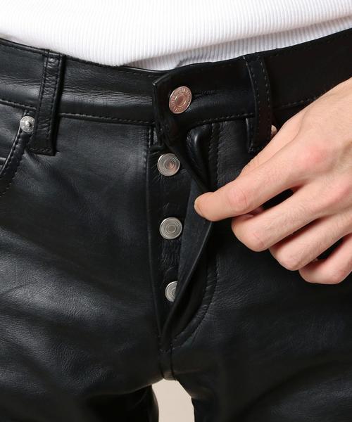 BEAUTY&YOUTH UNITED ARROWS（ビューティーアンドユースユナイテッドアローズ）の「BY カウレザー 5ポケット パンツ◆（その他パンツ・メンズ・ブラック・28inch/34inch/30inch/32inch）」の8枚目の写真