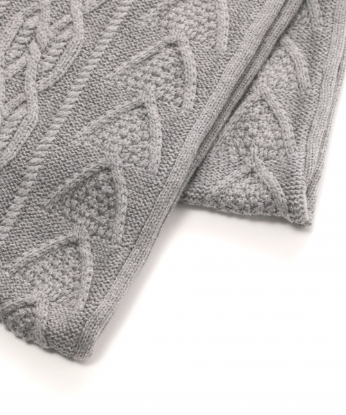 GLOBAL WORK（グローバルワーク）の「リバーシブルケーブルスヌード/727857（ストール/ショール・メンズ・グレー/ブルー/ワインレッド/ブラック・FREE）」の6枚目の写真