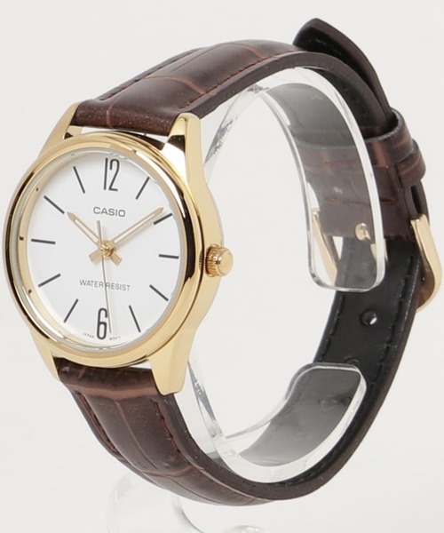 CASIO(カシオ)の「カシオ CASIO / 小径アナログ腕時計 レザーバンド 28mm 3針クォーツ 日常生活防水 //// LTPレザーシリーズ(アナログ腕時計・メンズ・ブラック×ブラック/ブラック×シルバー/ホワイト×ゴールド/ブラウン/ゴールド×ブラウン/ブラック×ゴールド/シルバー×ブラック/シルバー/ブラック×ブルー/ブラウン系その他2/ブラウン系その他/シルバー系その他/ブラウン系その他3・FREE)」の7枚目の写真