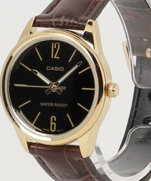 CASIO(カシオ)の「カシオ CASIO / 小径アナログ腕時計 レザーバンド 28mm 3針クォーツ 日常生活防水 //// LTPレザーシリーズ(アナログ腕時計・メンズ・ブラック×ブラック/ブラック×シルバー/ホワイト×ゴールド/ブラウン/ゴールド×ブラウン/ブラック×ゴールド/シルバー×ブラック/シルバー/ブラック×ブルー/ブラウン系その他2/ブラウン系その他/シルバー系その他/ブラウン系その他3・FREE)」の6枚目の写真