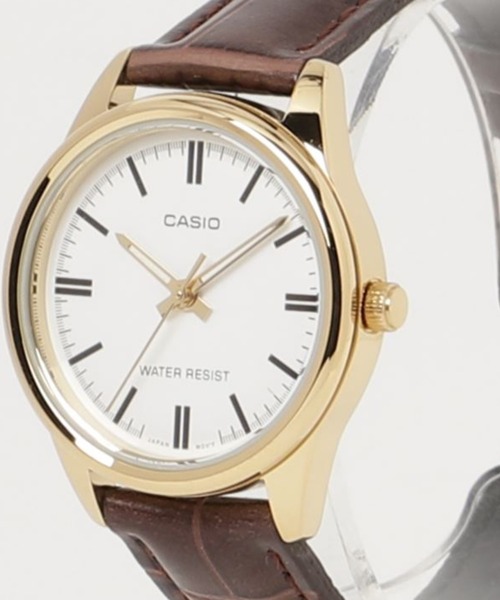 CASIO(カシオ)の「カシオ CASIO / 小径アナログ腕時計 レザーバンド 28mm 3針クォーツ 日常生活防水 //// LTPレザーシリーズ(アナログ腕時計・メンズ・ブラック×ブラック/ブラック×シルバー/ホワイト×ゴールド/ブラウン/ゴールド×ブラウン/ブラック×ゴールド/シルバー×ブラック/シルバー/ブラック×ブルー/ブラウン系その他2/ブラウン系その他/シルバー系その他/ブラウン系その他3・FREE)」の15枚目の写真