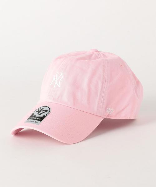 '47（フォーティーセブン）の「別注 [フォーティーセブンブランド ]SC 47 GLR YANKEES BBCAP キャップ ◆（キャップ・メンズ・ホワイト/ブラック/ベージュ/ライトピンク/ライトブルー/ネイビー・FREE）」の6枚目の写真