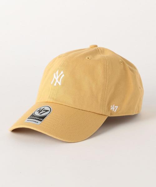 '47（フォーティーセブン）の「別注 [フォーティーセブンブランド ]SC 47 GLR YANKEES BBCAP キャップ ◆（キャップ・メンズ・ホワイト/ブラック/ベージュ/ライトピンク/ライトブルー/ネイビー・FREE）」の9枚目の写真