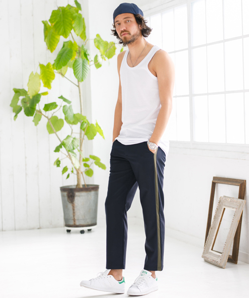 CAMBIO(カンビオ)の「mta307-ロングタンクトップ(タンクトップ・メンズ・ホワイト/ブラック/ブルー系その他/ブラック系その他/グレー/ブルー・S/L/M)」の19枚目の写真