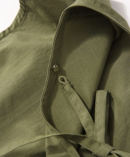 GLOBAL WORK（グローバルワーク）の「【吸水速乾】ビーチパジャマタックノースリーブ/738326（シャツ/ブラウス・レディース・ベージュ/カーキ/ネイビー/ブルー/ブルー系その他・MEDIUM/LARGE）」の11枚目の写真