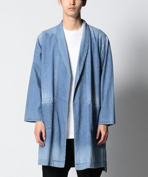 MONKEY TIME / Gジャン/XL/コットン/ブルー/8325-699-1946 MONKEY TIME（モンキータイム）の「＜monkey time＞ 8oz DENIM SHAWL
