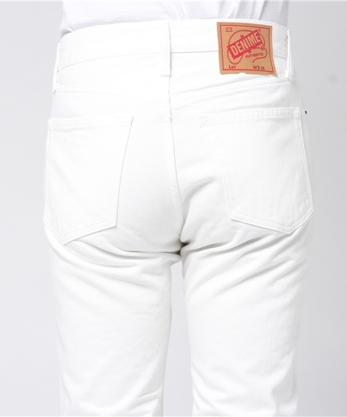 Denime（ドゥニーム）の「【MadeInJapan】WHITE DENIM TAPARED PANTS/ホワイトデニムテーパードパンツ（デニムパンツ・メンズ・ホワイト・30/32/28/34）」の6枚目の写真