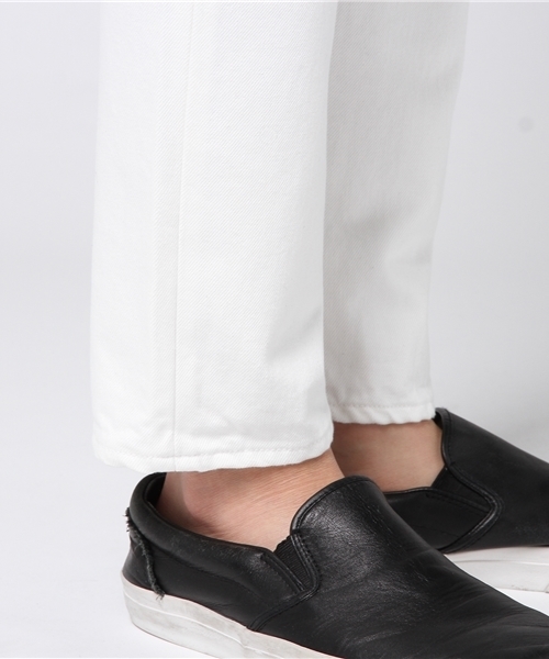 Denime（ドゥニーム）の「【MadeInJapan】WHITE DENIM TAPARED PANTS/ホワイトデニムテーパードパンツ（デニムパンツ・メンズ・ホワイト・30/32/28/34）」の8枚目の写真