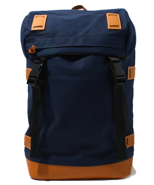 BEAUTY&YOUTH UNITED ARROWS（ビューティーアンドユースユナイテッドアローズ）の「BY キャンバス マウンテン リュック§◇（バックパック/リュック・メンズ・ブラック/オレンジ/ネイビー/ベージュ/イエロー・FREE）」の4枚目の写真